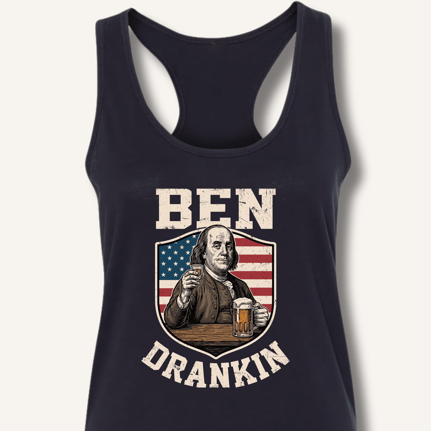 Ben Drankin Racerback Tank - Sip & Shirt