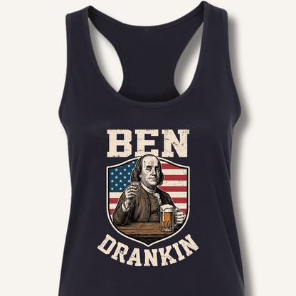 Ben Drankin Racerback Tank - Sip & Shirt