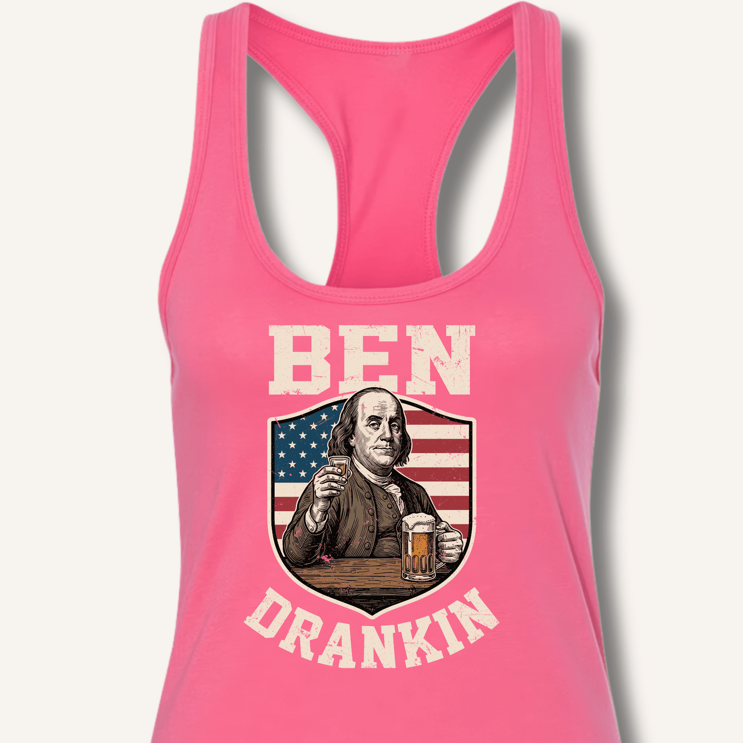 Ben Drankin Racerback Tank - Sip & Shirt
