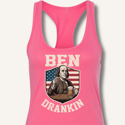Ben Drankin Racerback Tank - Sip & Shirt