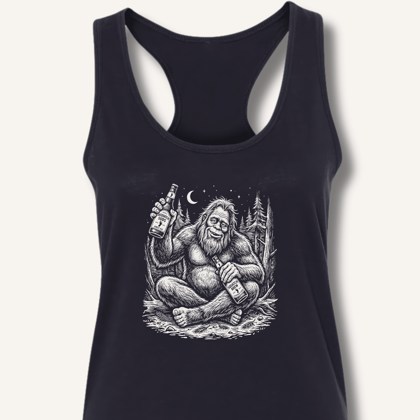 Bigfoot Beer Racerback Tank - Sip & Shirt