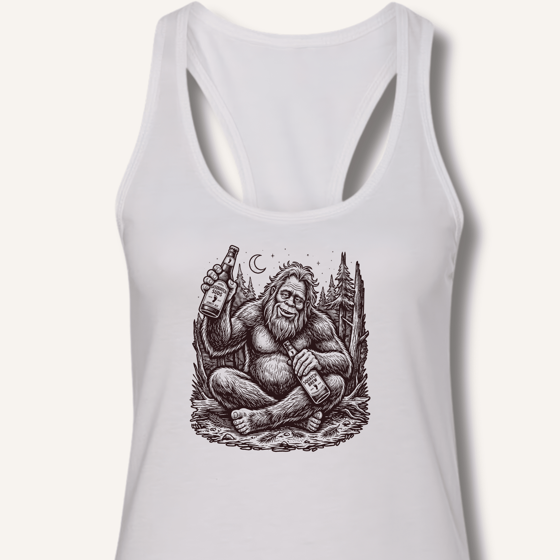 Bigfoot Beer Racerback Tank - Sip & Shirt