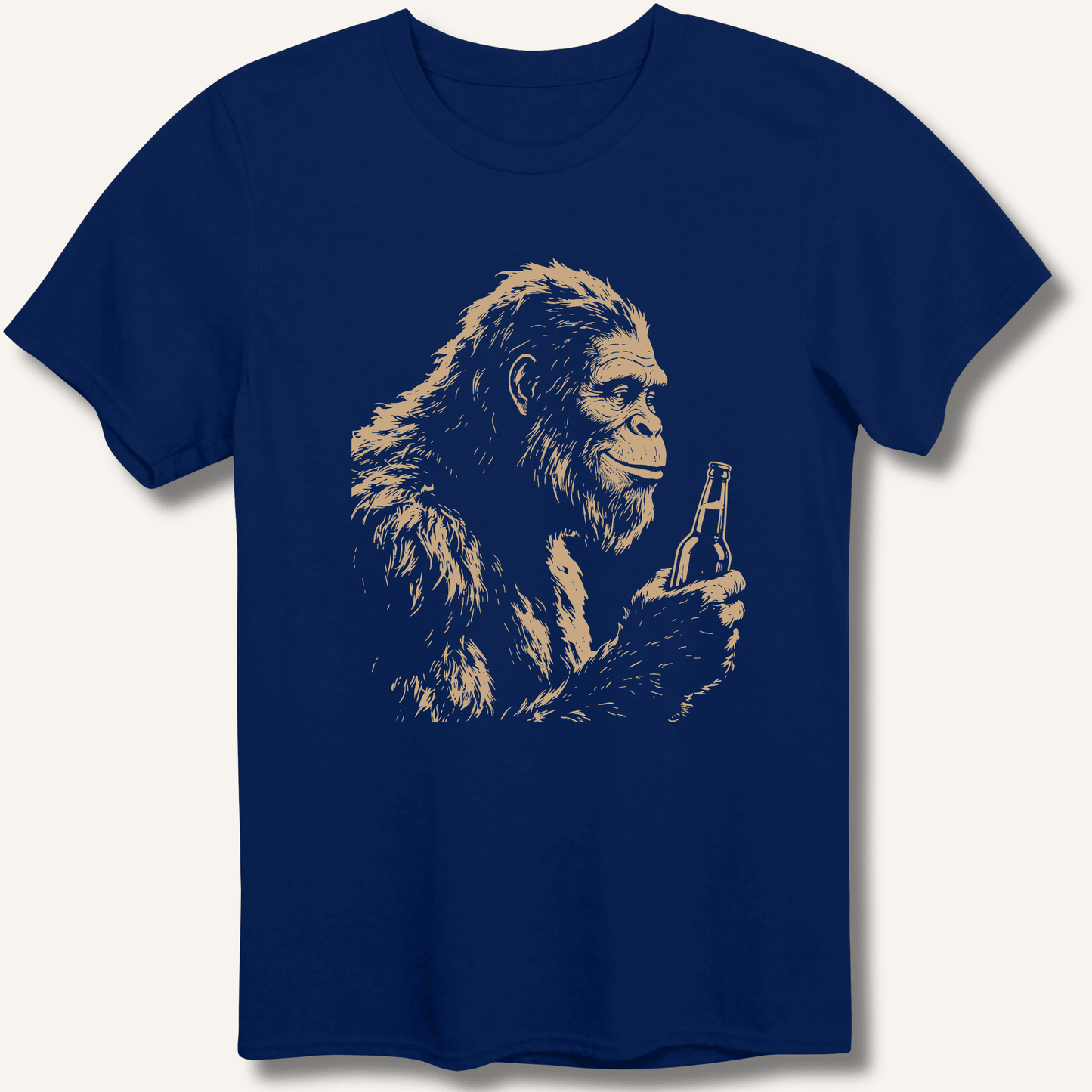 Bigfoot Drinking Beer T-Shirt - Sip & Shirt