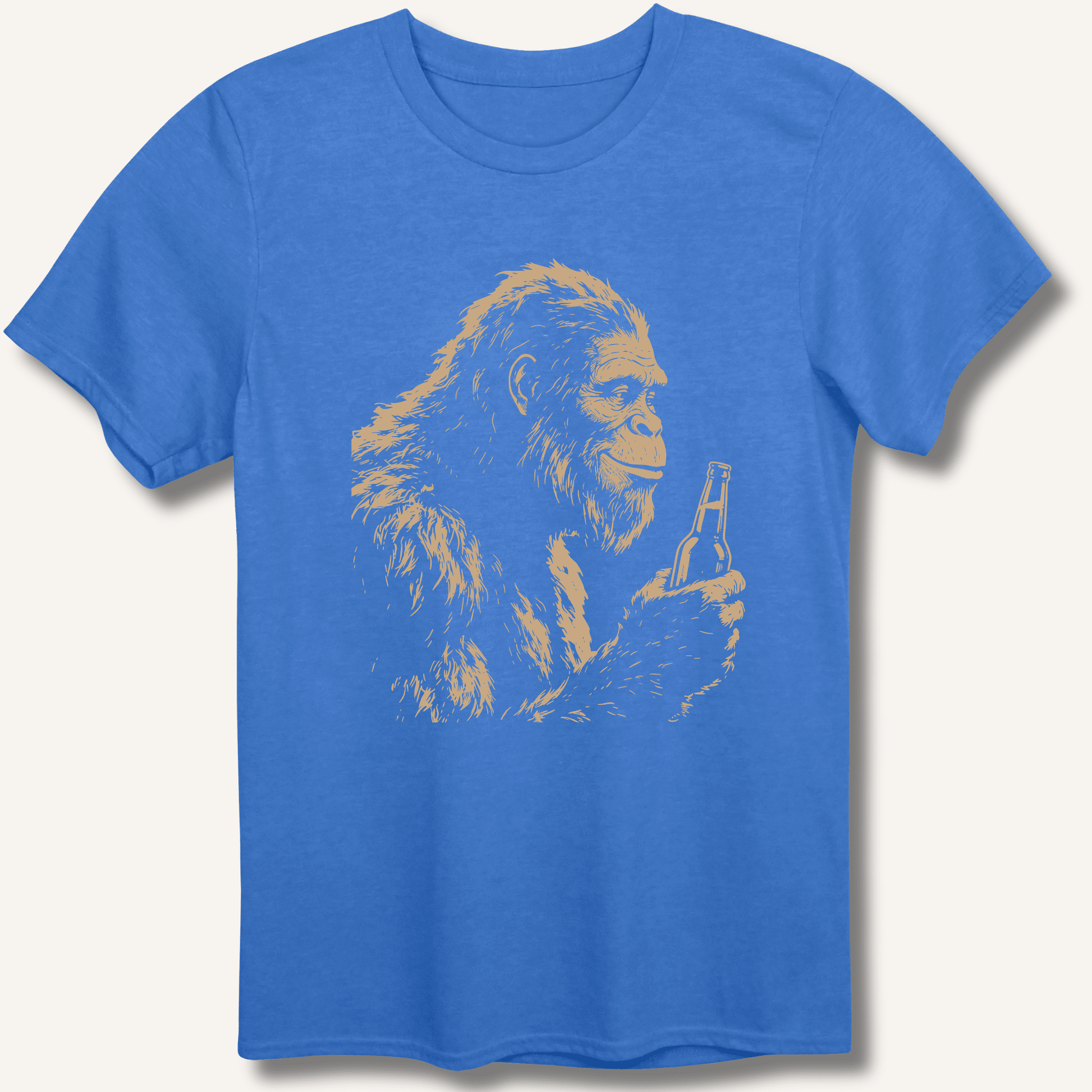 Bigfoot Drinking Beer T-Shirt - Sip & Shirt