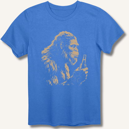 Bigfoot Drinking Beer T-Shirt - Sip & Shirt