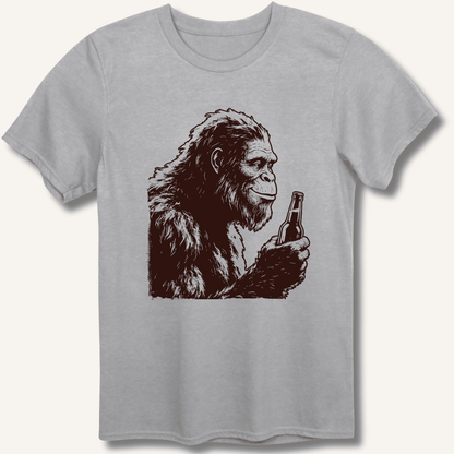 Bigfoot Drinking Beer T-Shirt - Sip & Shirt