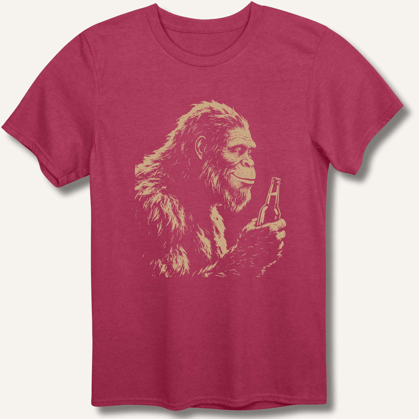 Bigfoot Drinking Beer T-Shirt - Sip & Shirt