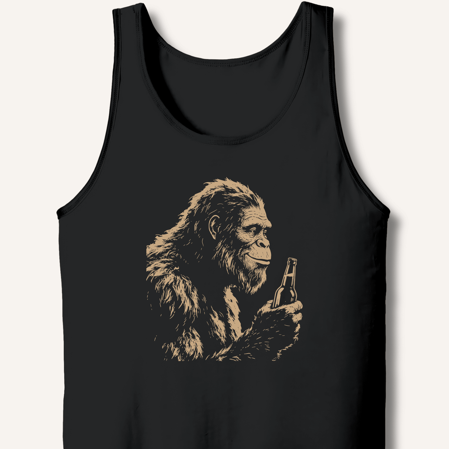 Bigfoot Drinking Beer Tank - Sip & Shirt