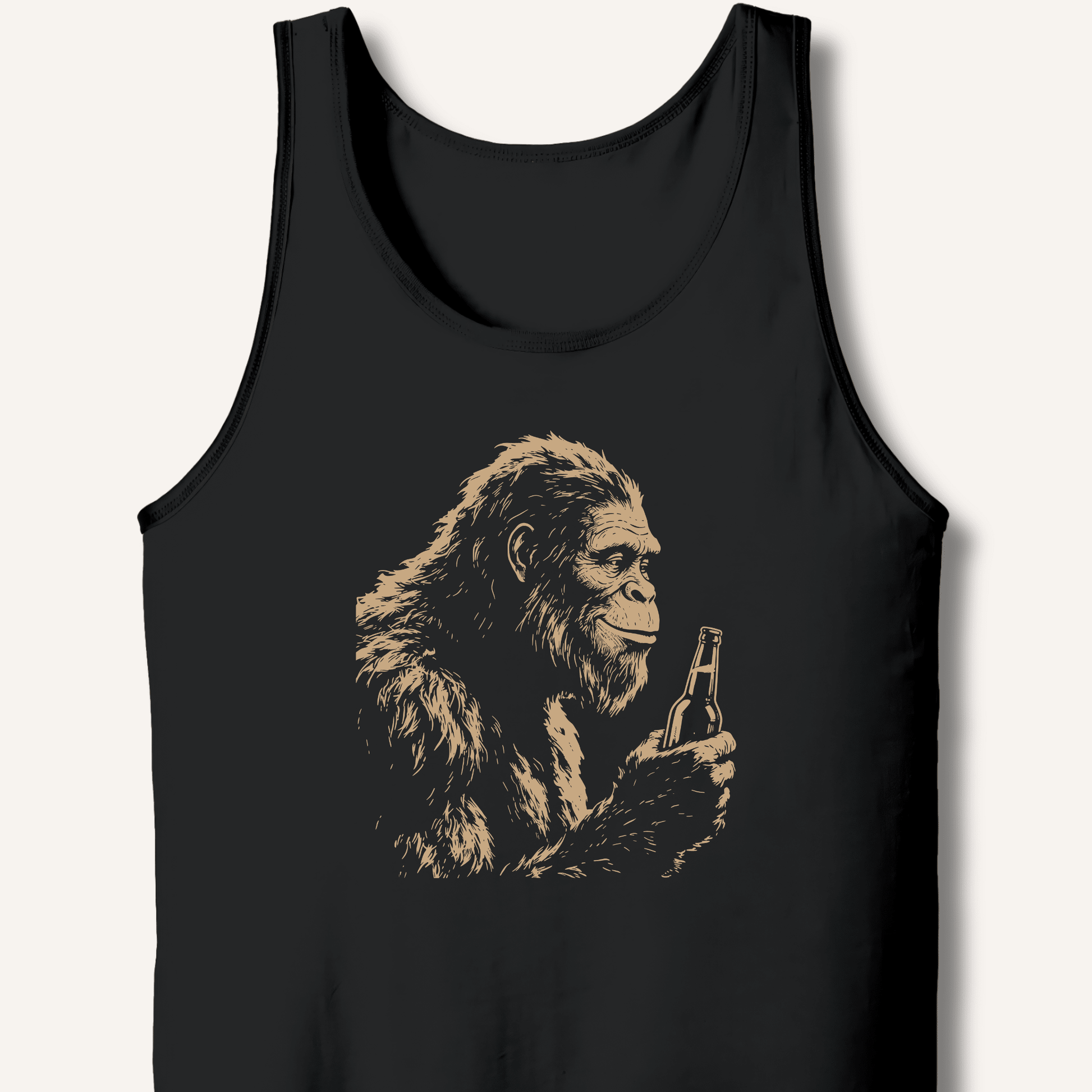 Bigfoot Drinking Beer Tank - Sip & Shirt