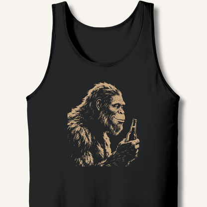 Bigfoot Drinking Beer Tank - Sip & Shirt