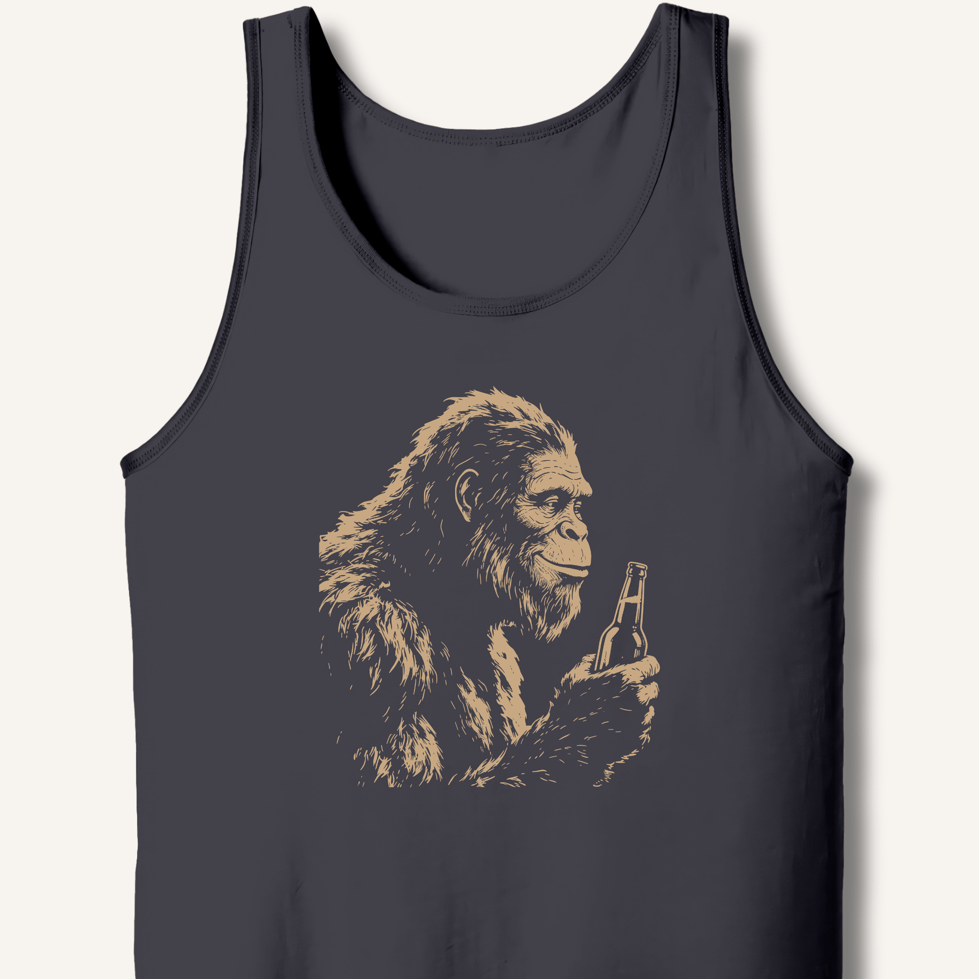Bigfoot Drinking Beer Tank - Sip & Shirt