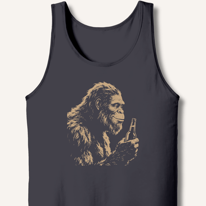 Bigfoot Drinking Beer Tank - Sip & Shirt