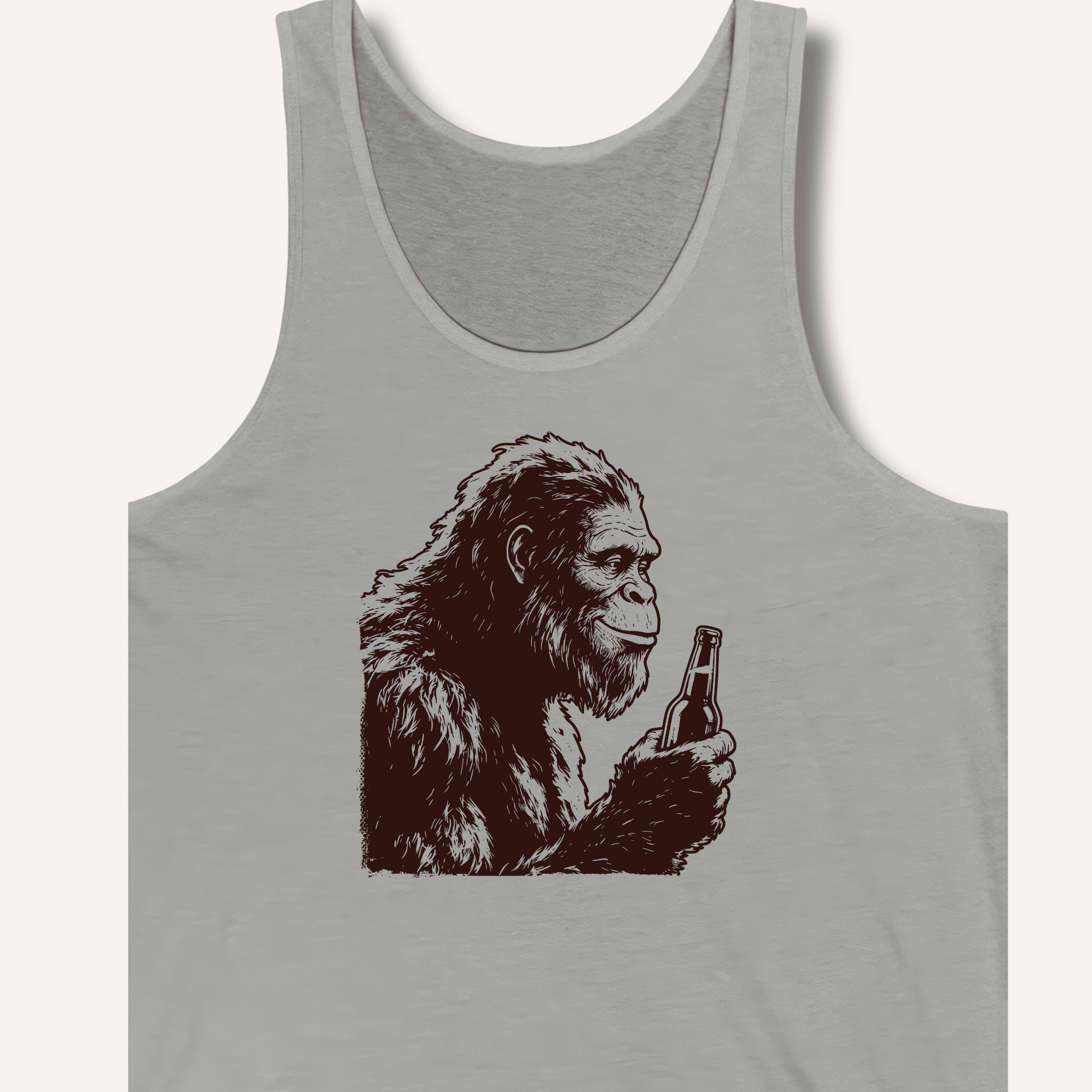 Bigfoot Drinking Beer Tank - Sip & Shirt