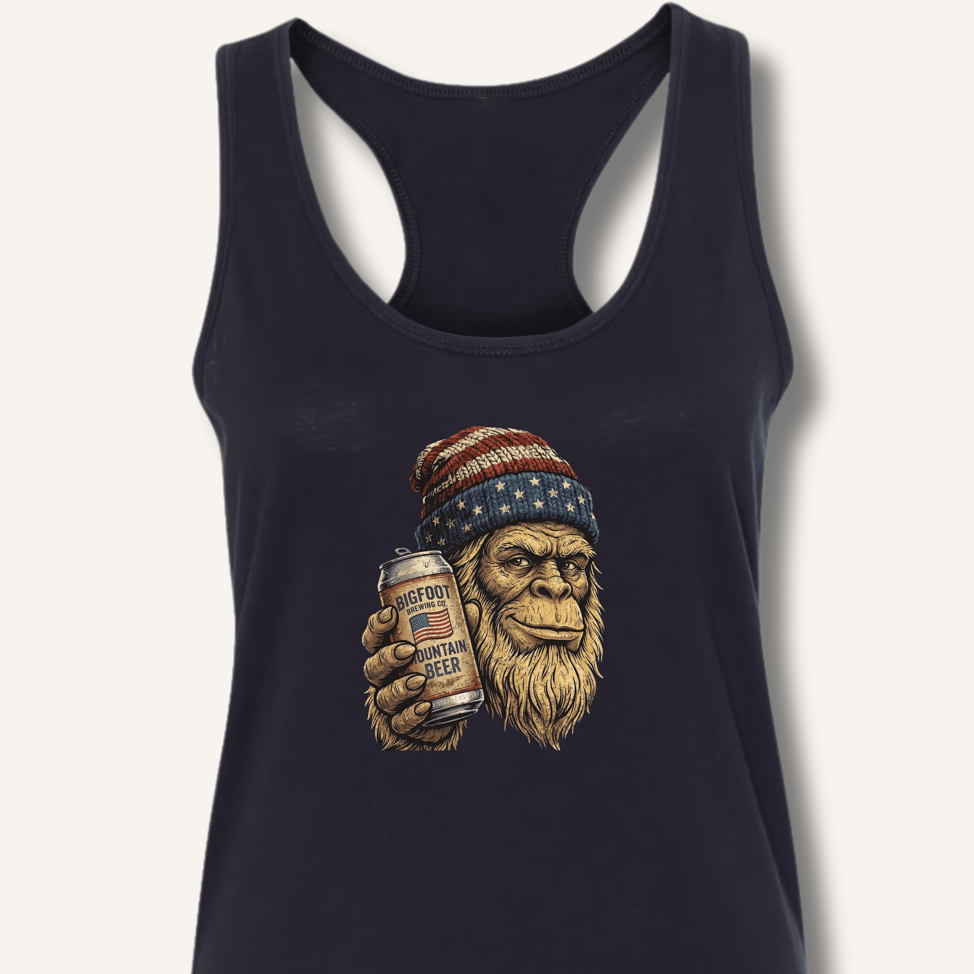 Bigfoot Mountain Beer T-Shirt Racerback Tank - Sip & Shirt