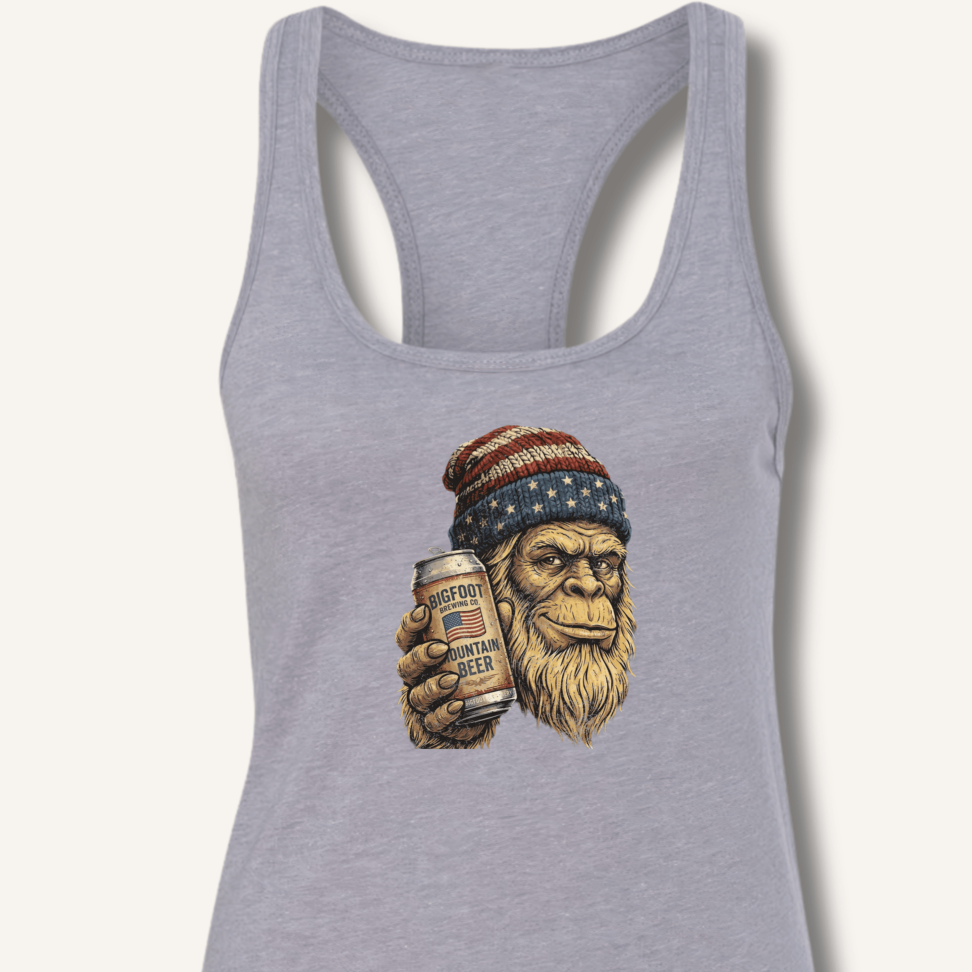 Bigfoot Mountain Beer T-Shirt Racerback Tank - Sip & Shirt