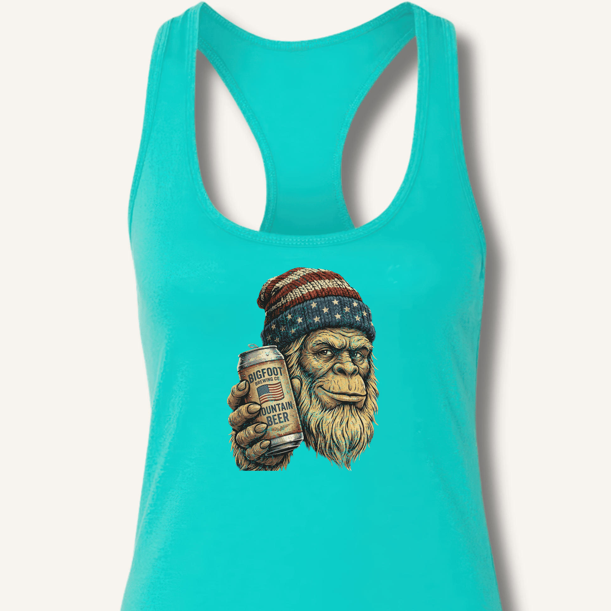 Bigfoot Mountain Beer T-Shirt Racerback Tank - Sip & Shirt