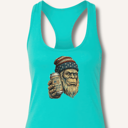 Bigfoot Mountain Beer T-Shirt Racerback Tank - Sip & Shirt