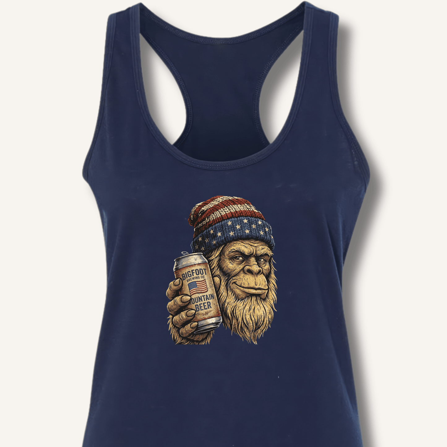 Bigfoot Mountain Beer T-Shirt Racerback Tank - Sip & Shirt