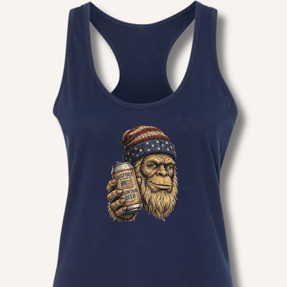 Bigfoot Mountain Beer T-Shirt Racerback Tank - Sip & Shirt
