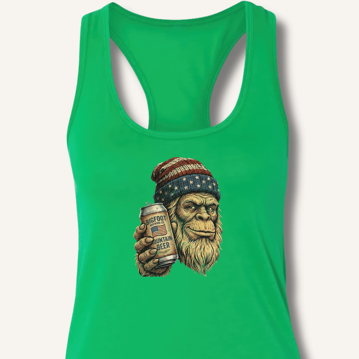 Bigfoot Mountain Beer T-Shirt Racerback Tank - Sip & Shirt