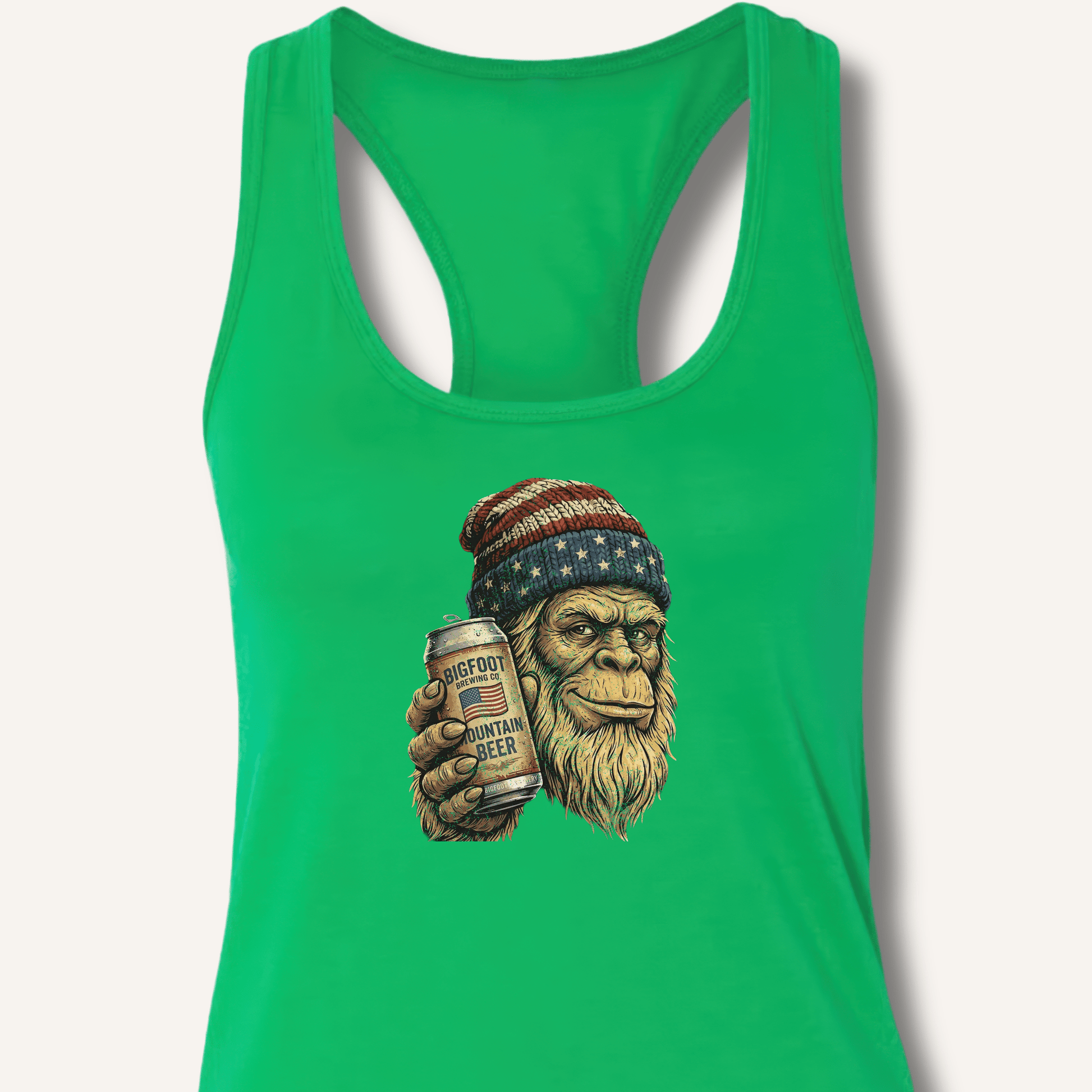 Bigfoot Mountain Beer T-Shirt Racerback Tank - Sip & Shirt