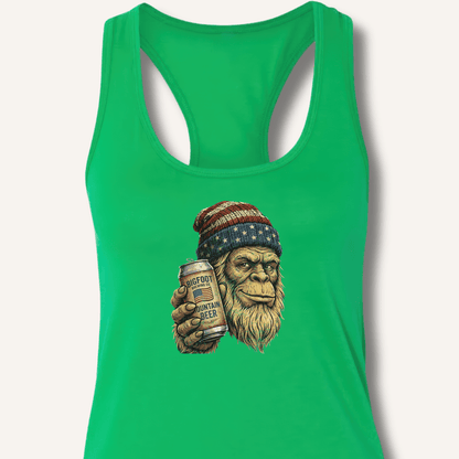 Bigfoot Mountain Beer T-Shirt Racerback Tank - Sip & Shirt