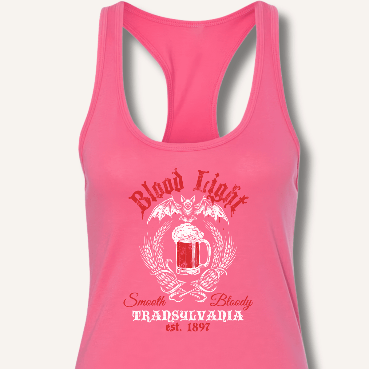 Blood Light Racerback Tank - Sip & Shirt