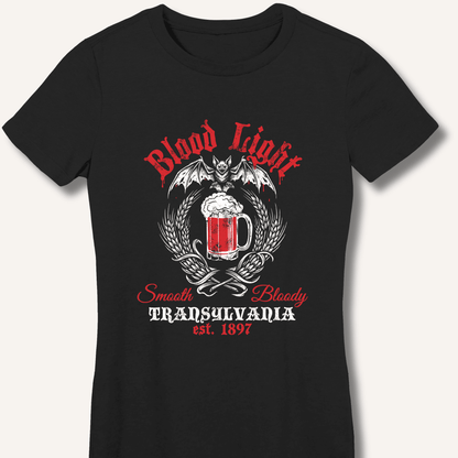Blood Light Women's Fitted T-Shirt - Sip & Shirt