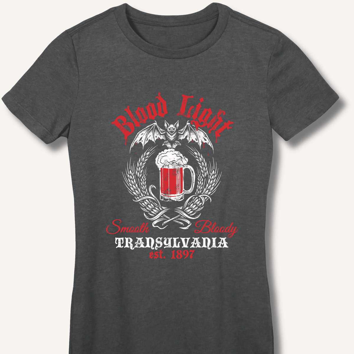 Blood Light Women's Fitted T-Shirt - Sip & Shirt