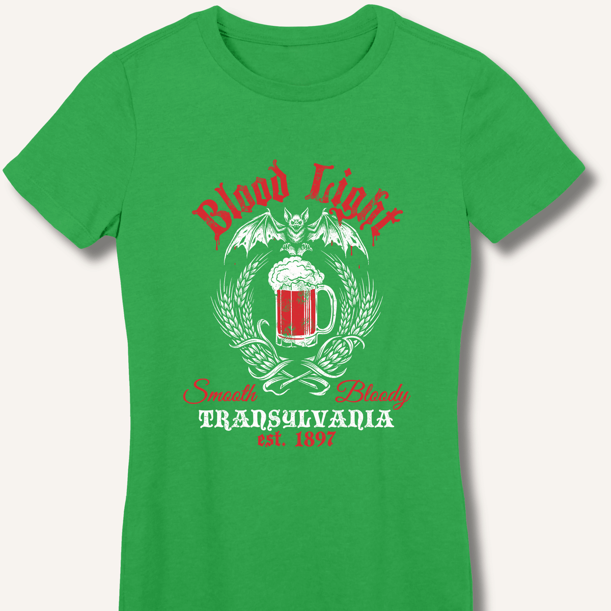 Blood Light Women's Fitted T-Shirt - Sip & Shirt