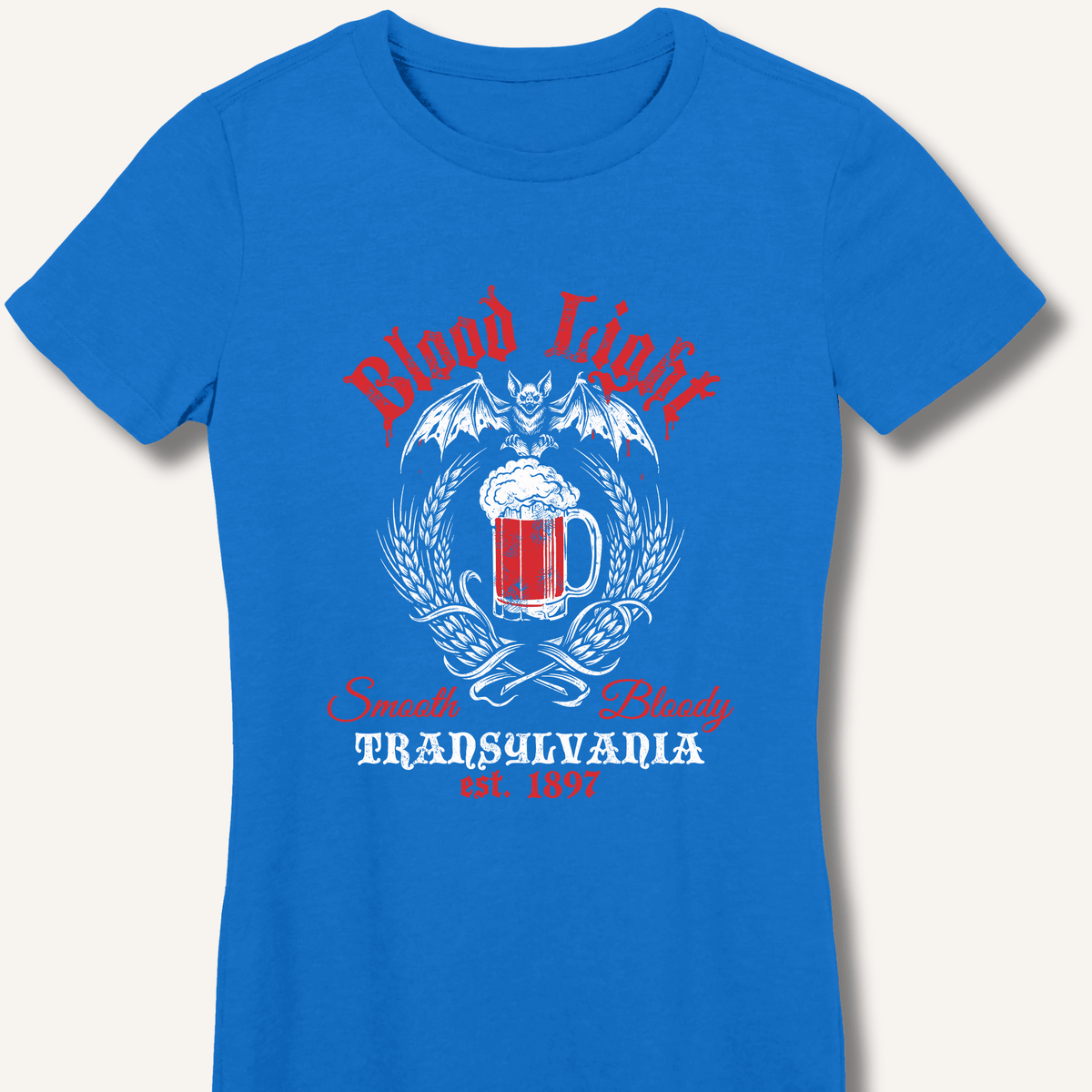 Blood Light Women's Fitted T-Shirt - Sip & Shirt