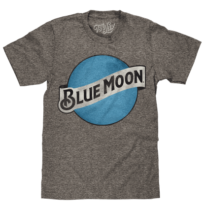Blue Moon Color Logo Officially Licensed T-Shirt - Sip & Shirt