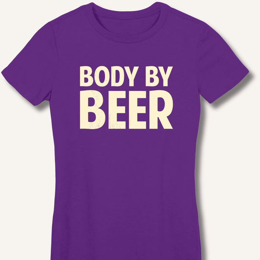 Body by Beer Fitted T-Shirt - Sip & Shirt