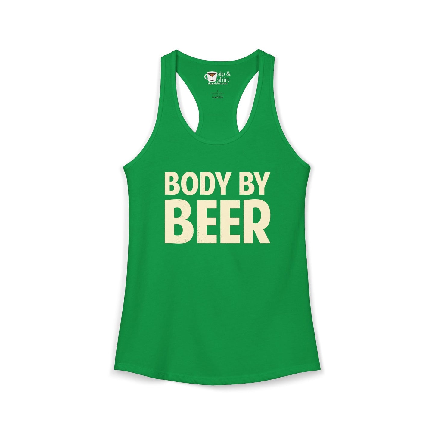 Body by Beer Racerback Tank - Sip & Shirt