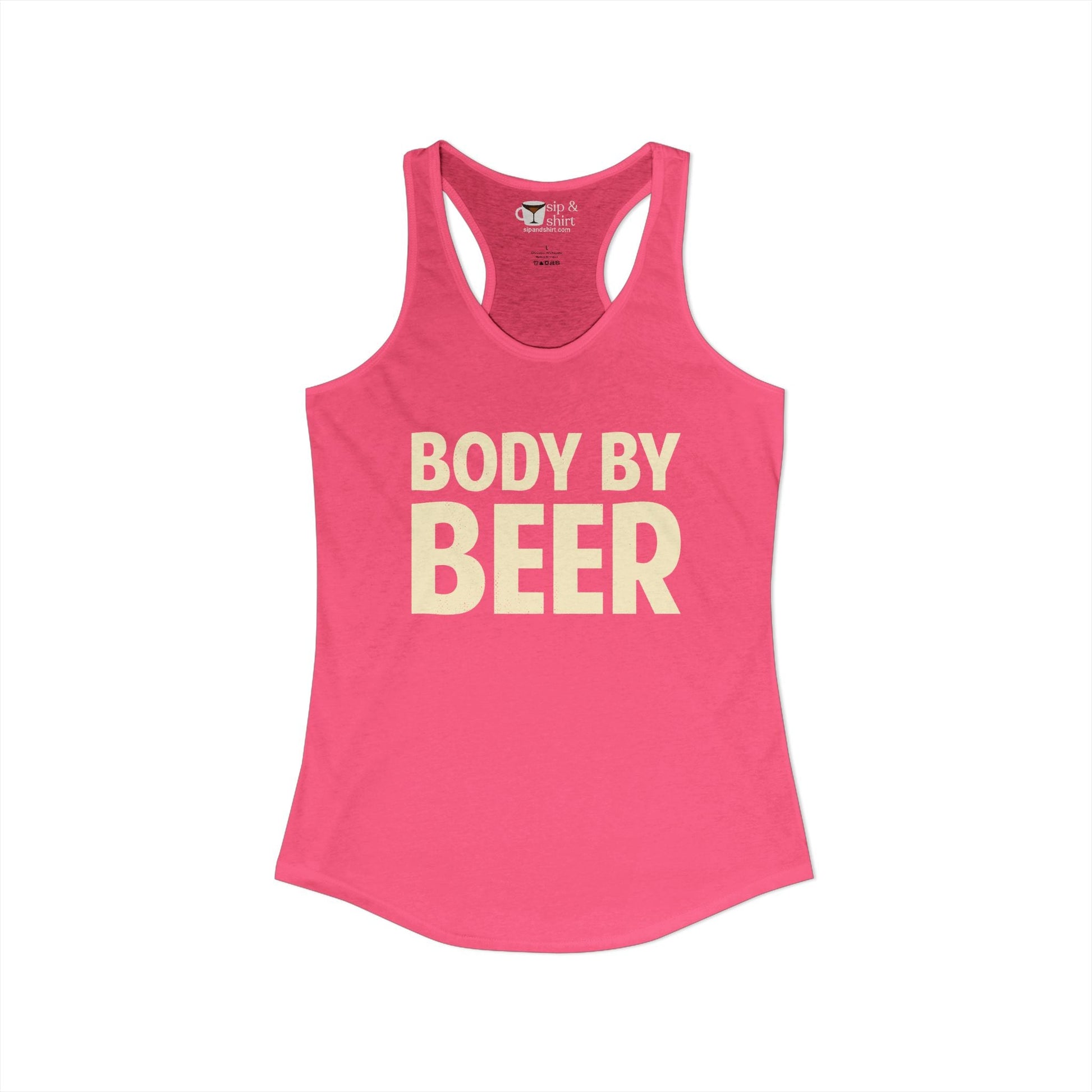 Body by Beer Racerback Tank - Sip & Shirt