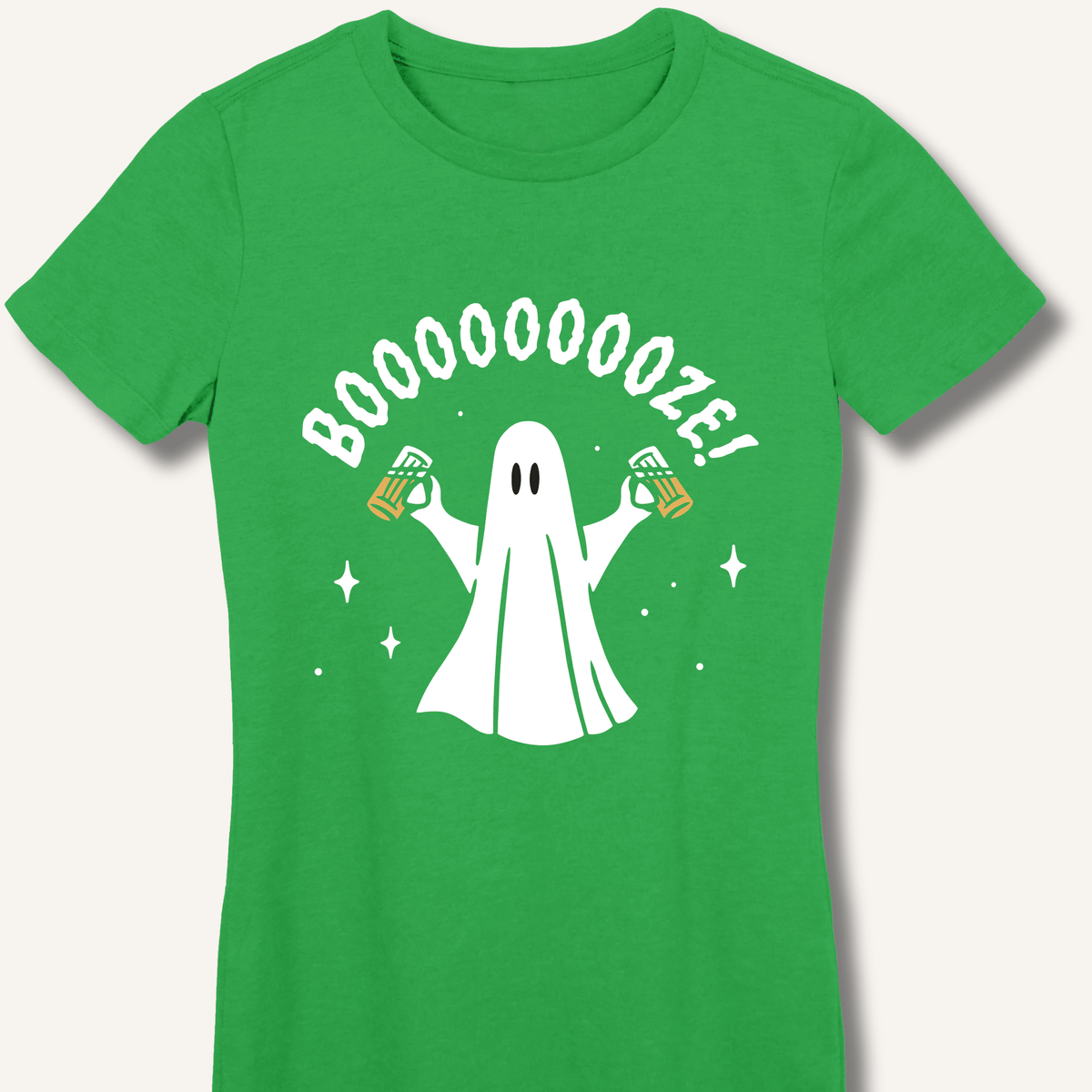 Booooooze Ghost Women's Fitted T-Shirt - Sip & Shirt