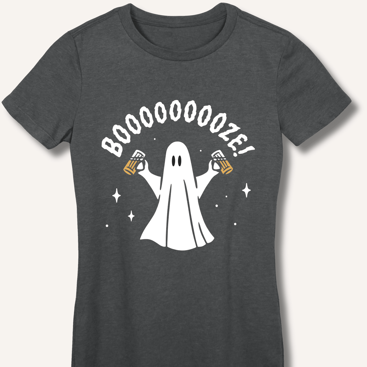Booooooze Ghost Women's Fitted T-Shirt - Sip & Shirt