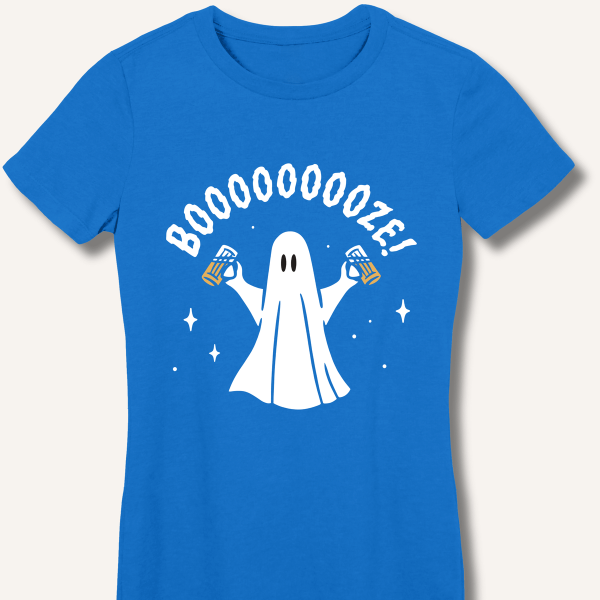 Booooooze Ghost Women's Fitted T-Shirt - Sip & Shirt