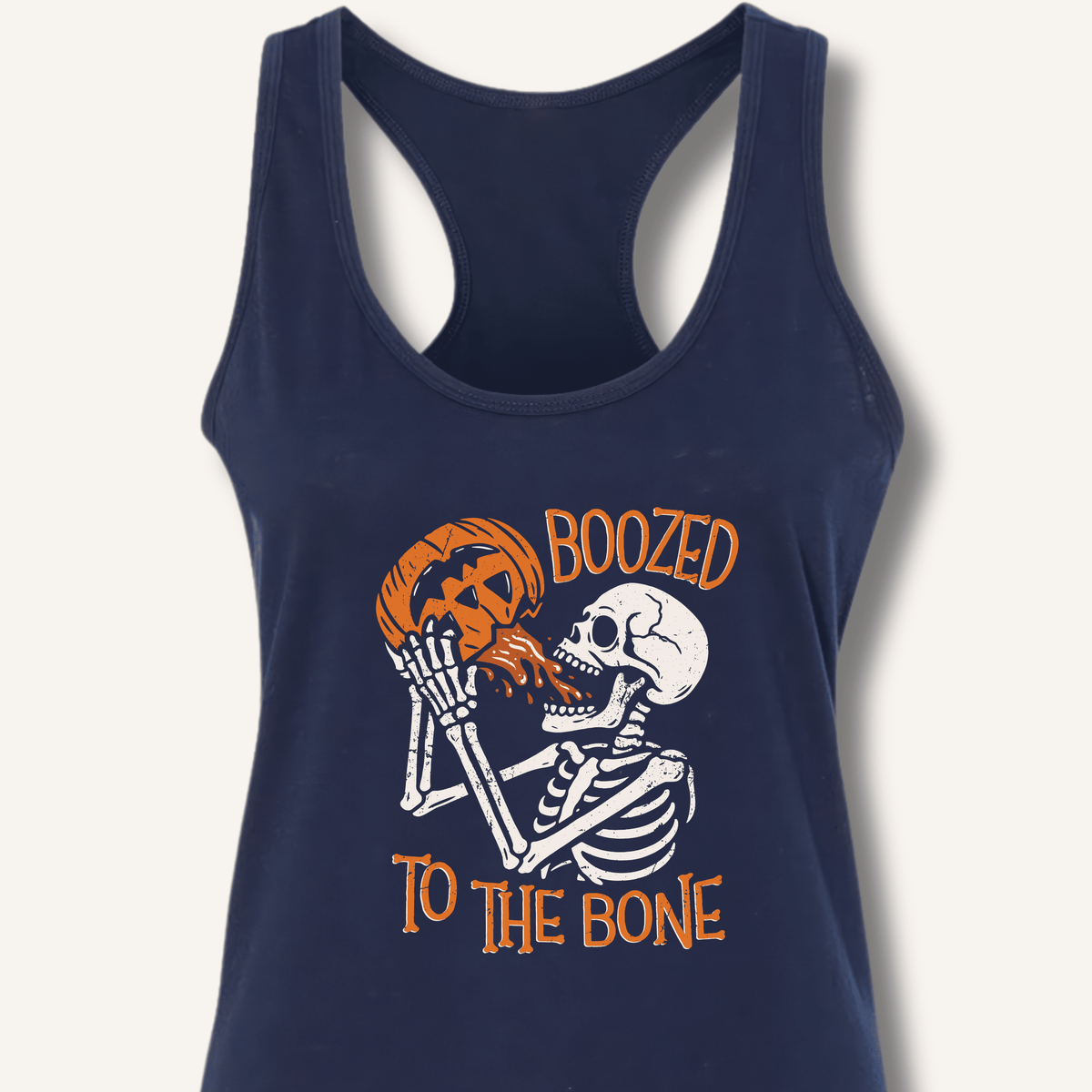Boozed To The Bone Racerback Tank - Sip & Shirt
