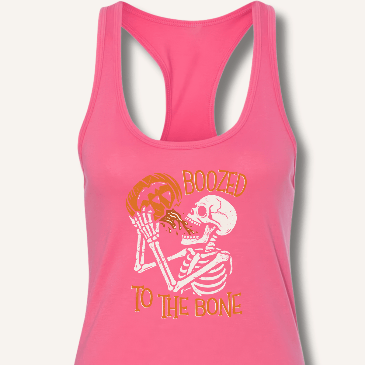Boozed To The Bone Racerback Tank - Sip & Shirt