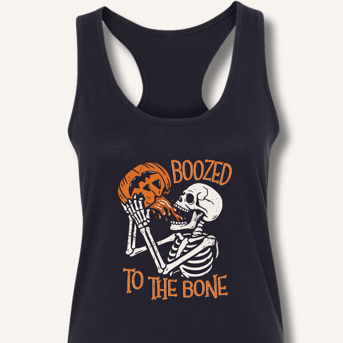 Boozed To The Bone Racerback Tank - Sip & Shirt