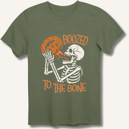 Boozed To The Bone T-Shirt - Sip & Shirt