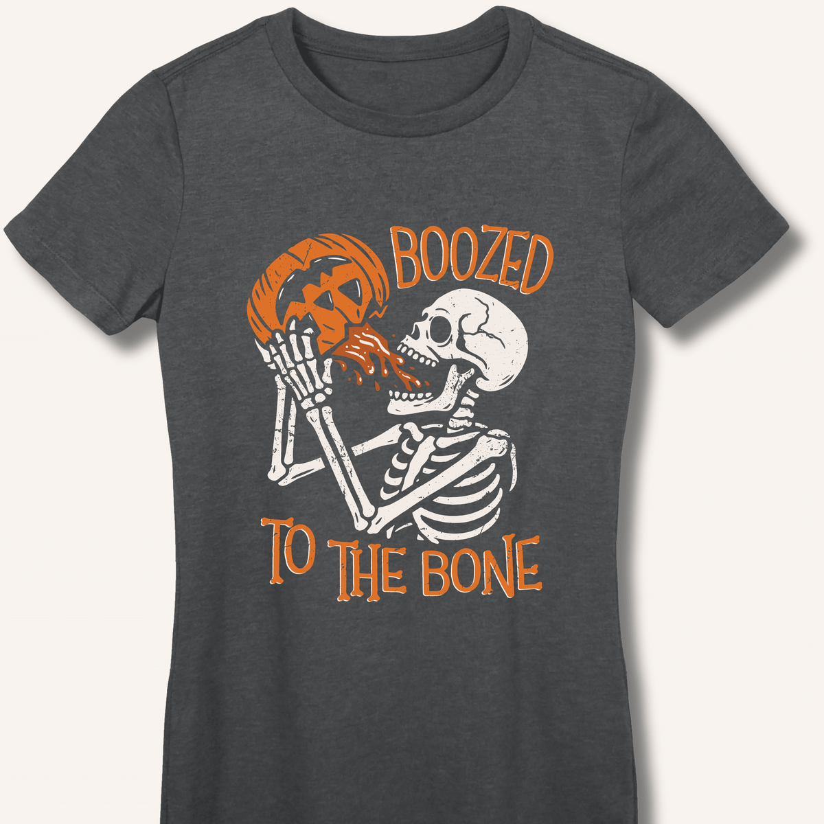 Boozed To The Bone Women's Fitted T-Shirt - Sip & Shirt