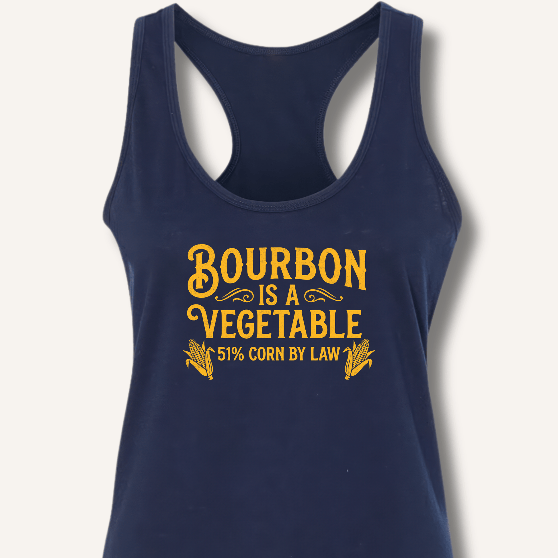 Bourbon Is a Vegetable Racerback Tank - Sip & Shirt