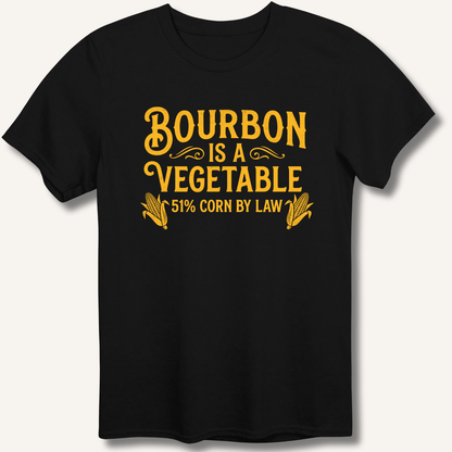 Bourbon Is a Vegetable T-Shirt - Sip & Shirt