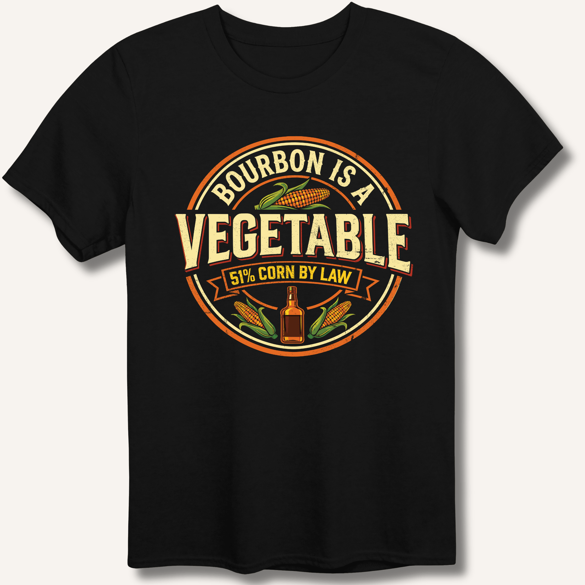 Bourbon Is a Vegetable T-Shirt - Sip & Shirt