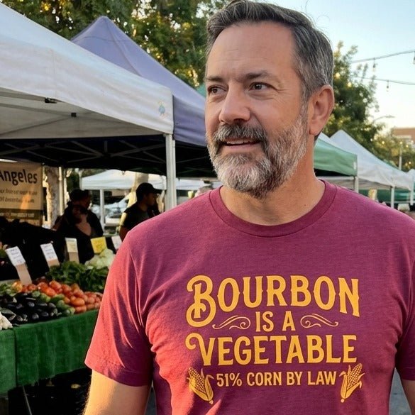 Bourbon Is a Vegetable T-Shirt - Sip & Shirt