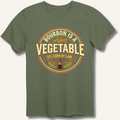 Bourbon Is a Vegetable T-Shirt - Sip & Shirt