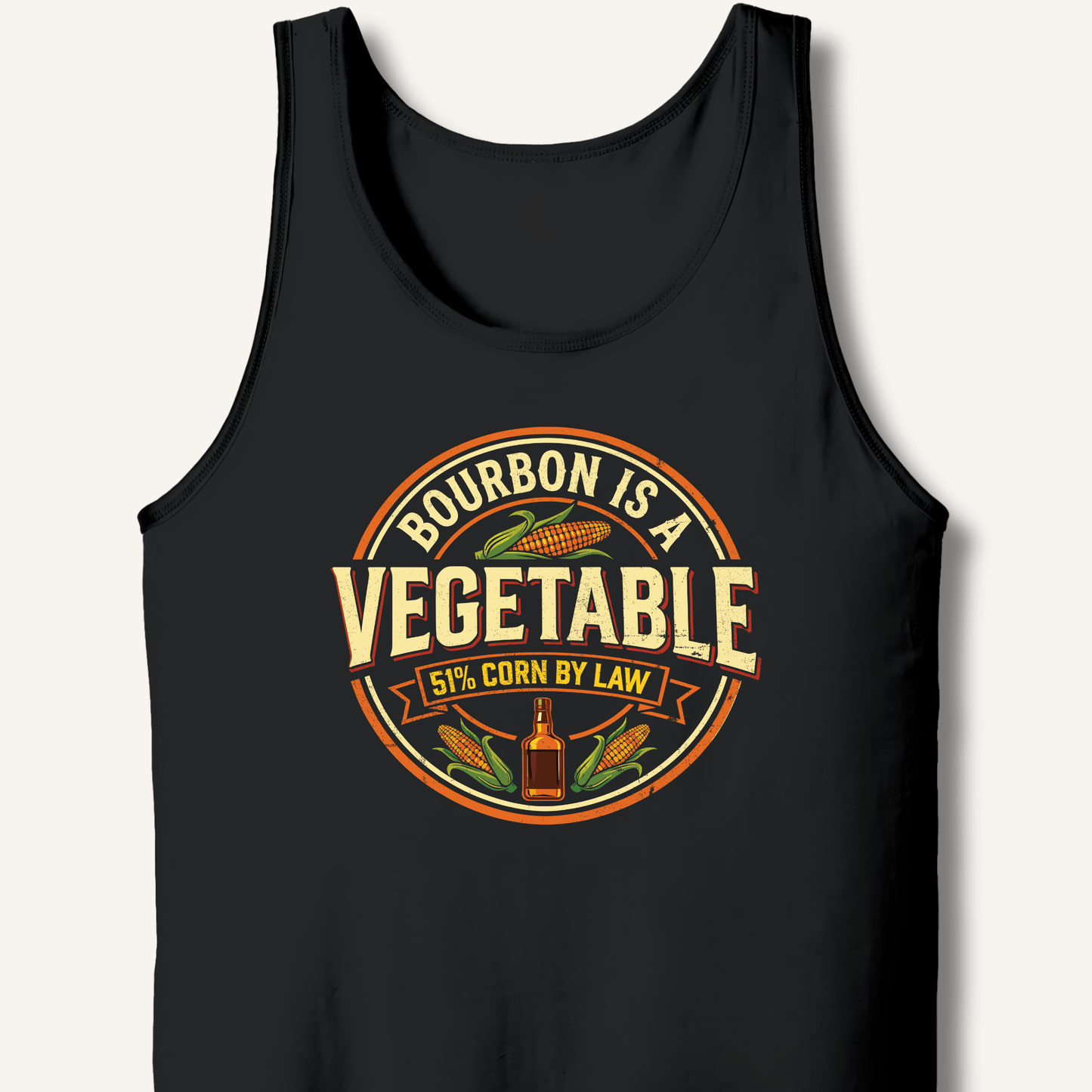 Bourbon Is a Vegetable Tank - Sip & Shirt