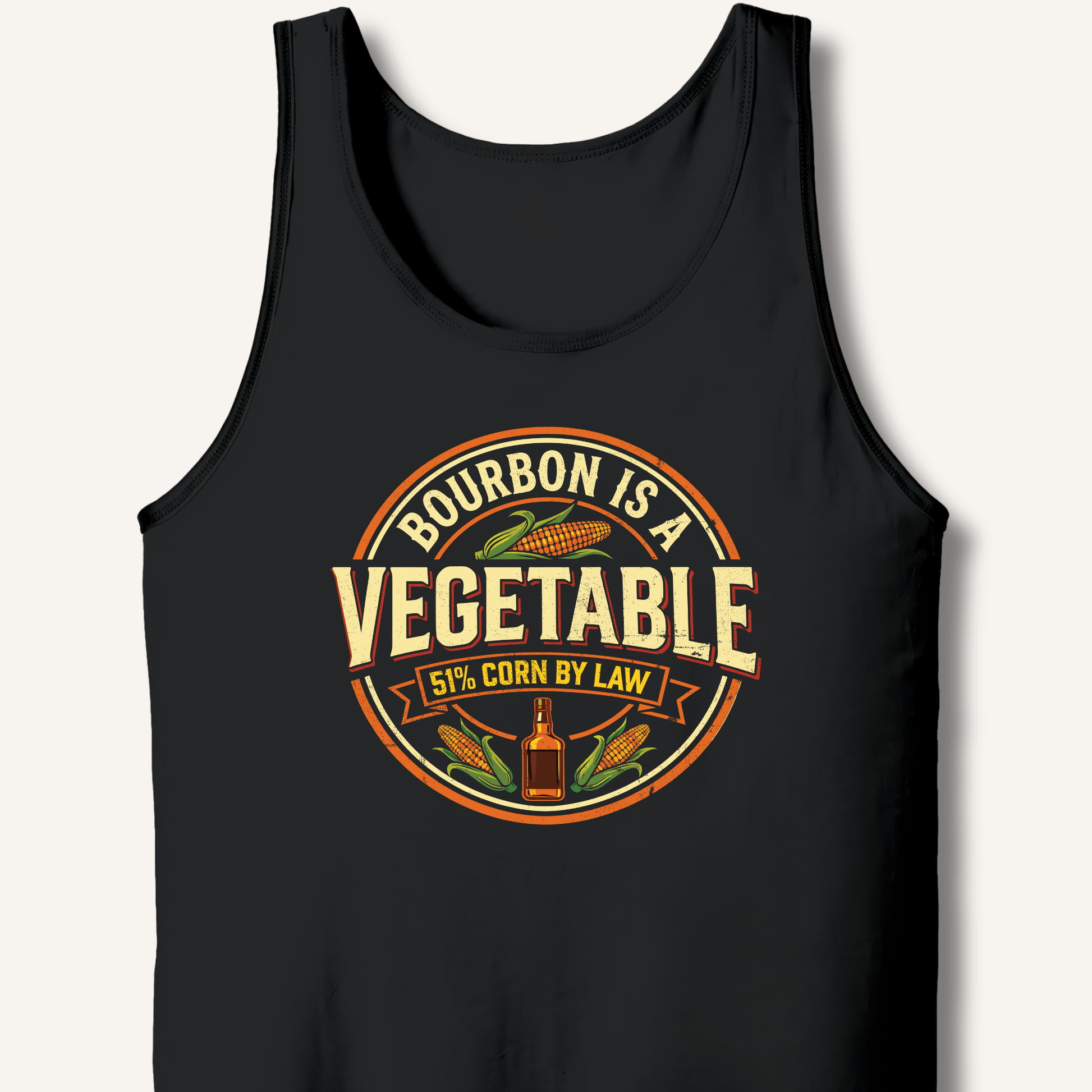 Bourbon Is a Vegetable Tank - Sip & Shirt